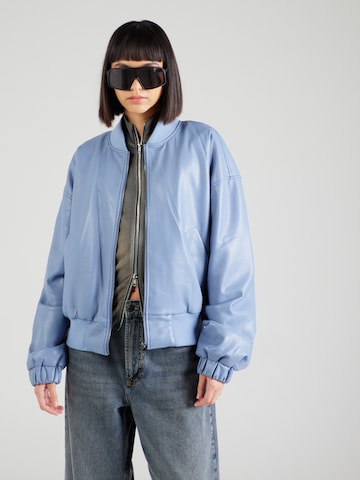 Essentiel Antwerp Between-season jacket 'Faces' in Blue: front