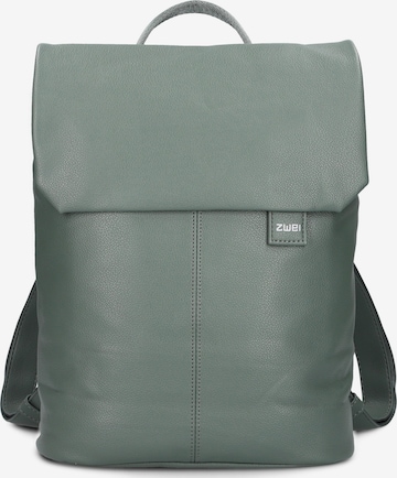 ZWEI Backpack 'MADEMOISELLE.M MR13' in Green: front