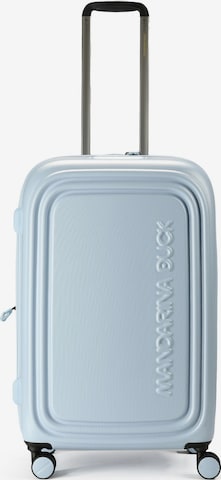 Trolley 'Logoduck' di MANDARINA DUCK in blu: frontale