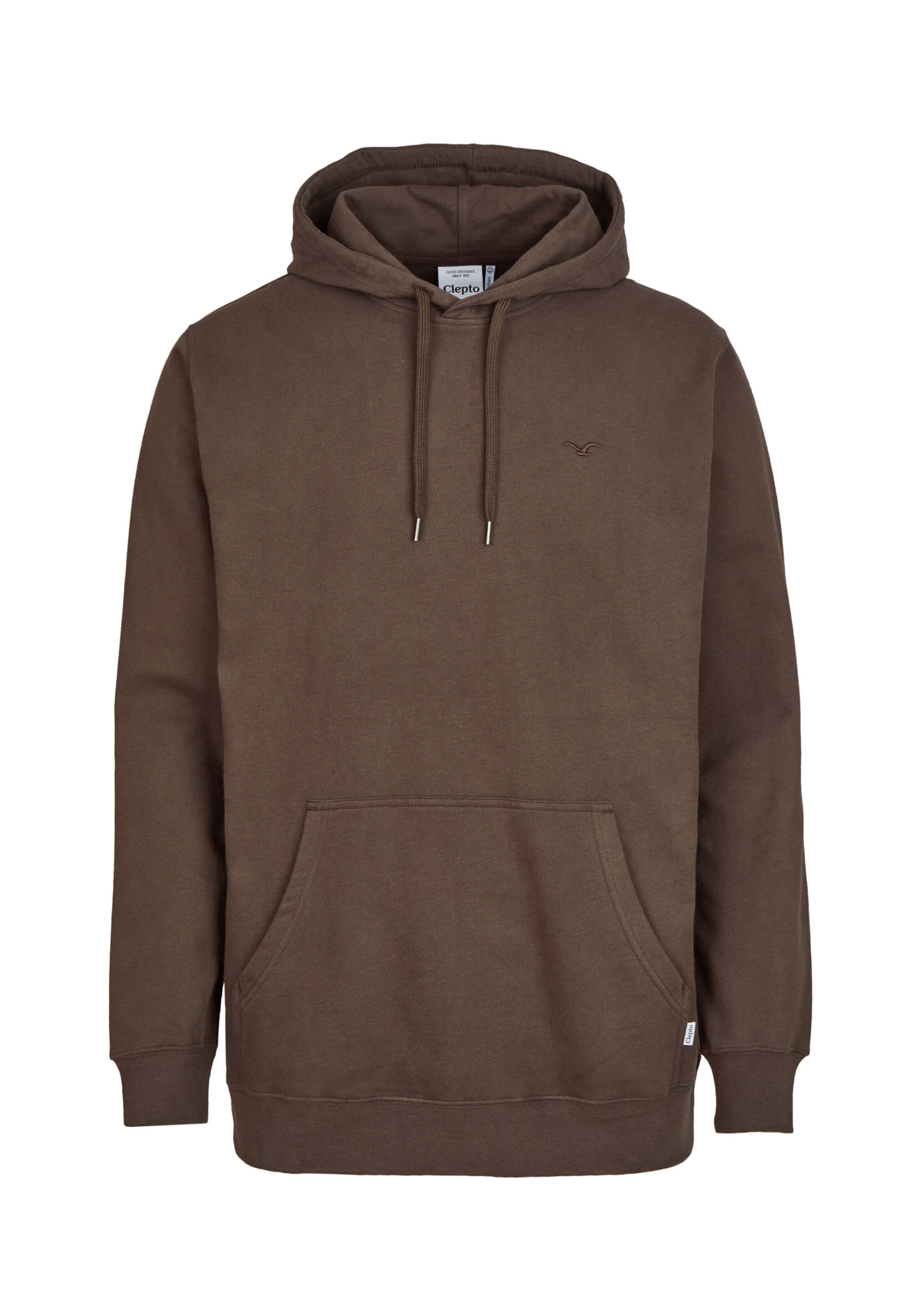 Cleptomanicx Sweatshirt in Brown: front