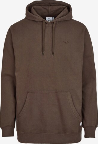 Cleptomanicx Sweatshirt in Brown: front