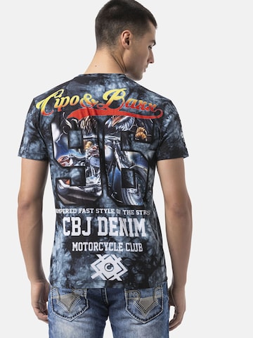 CIPO & BAXX Shirt 'CT821' in Blue