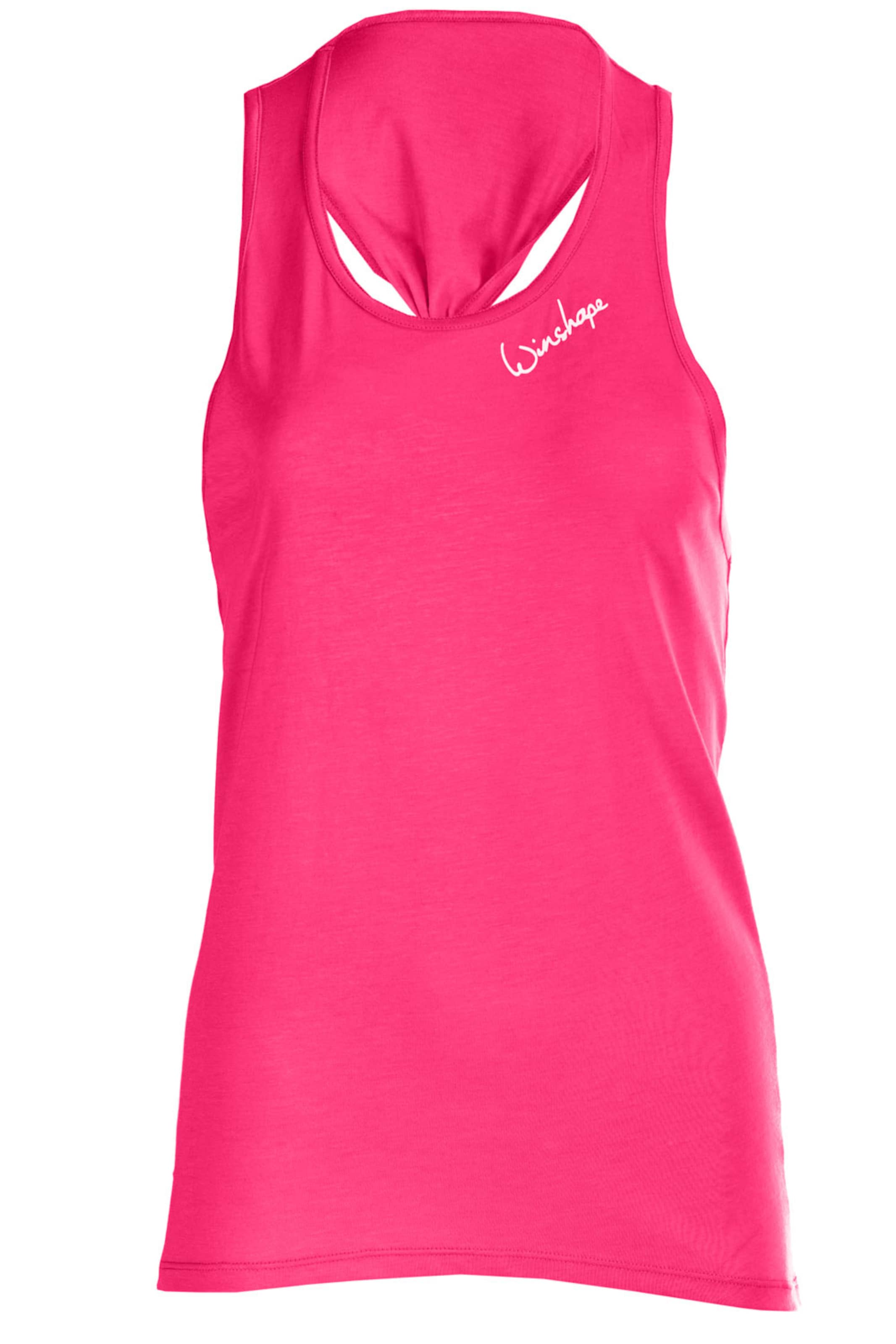 Top sportivo 'MCT001' di Winshape in rosa: frontale
