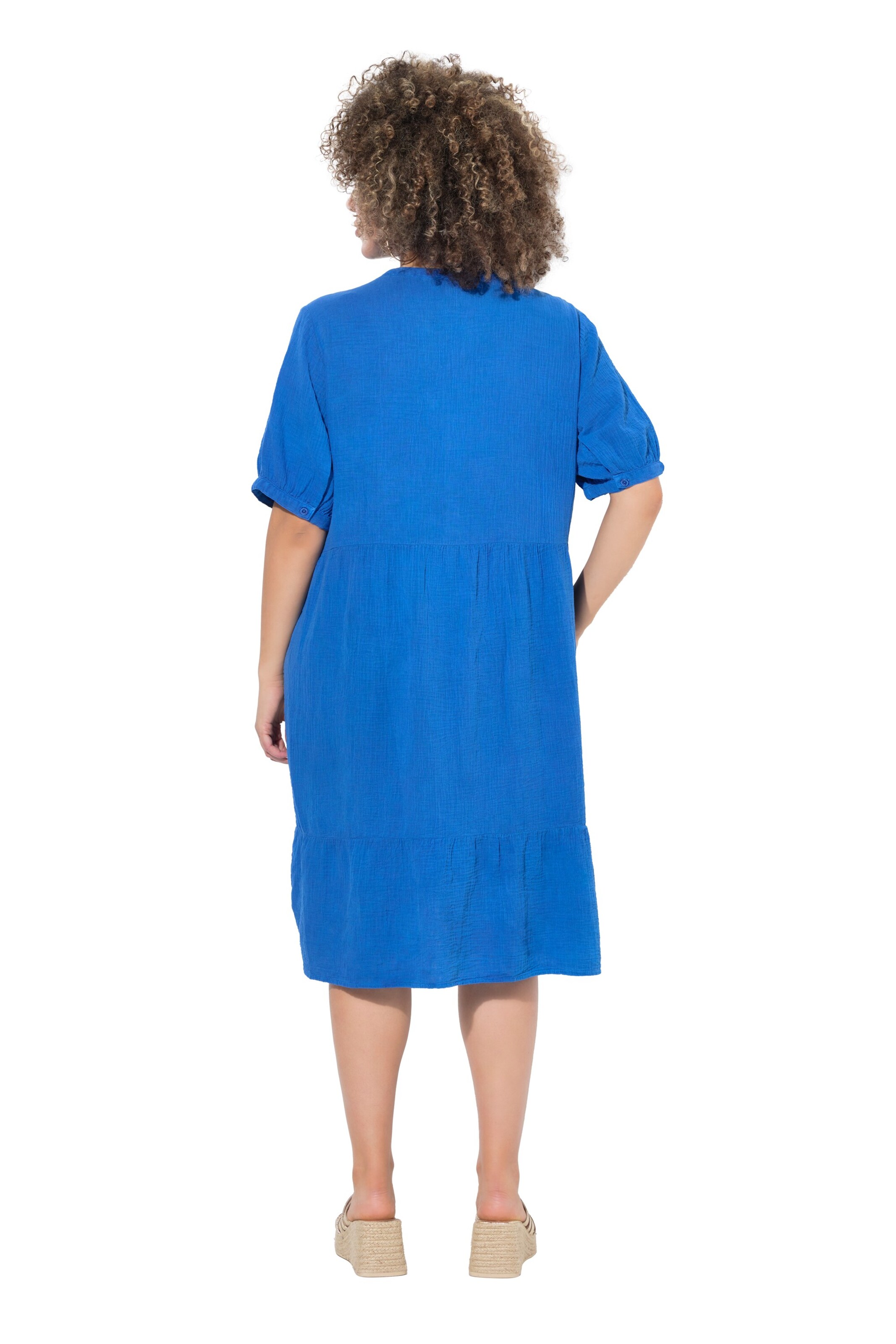 Ulla Popken - Vestidos camiseiros em azul