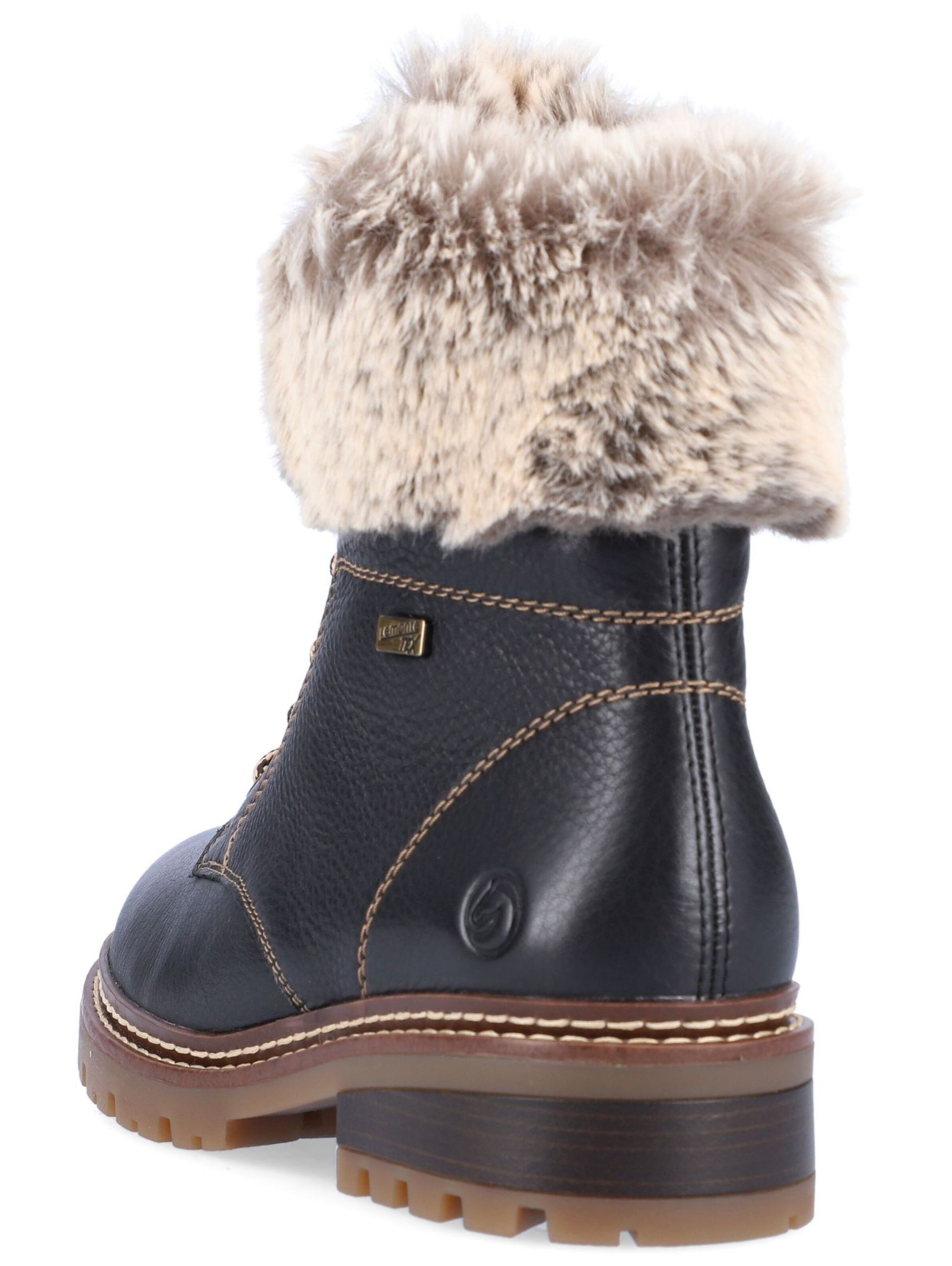 REMONTE Schnürstiefelette in Schwarz