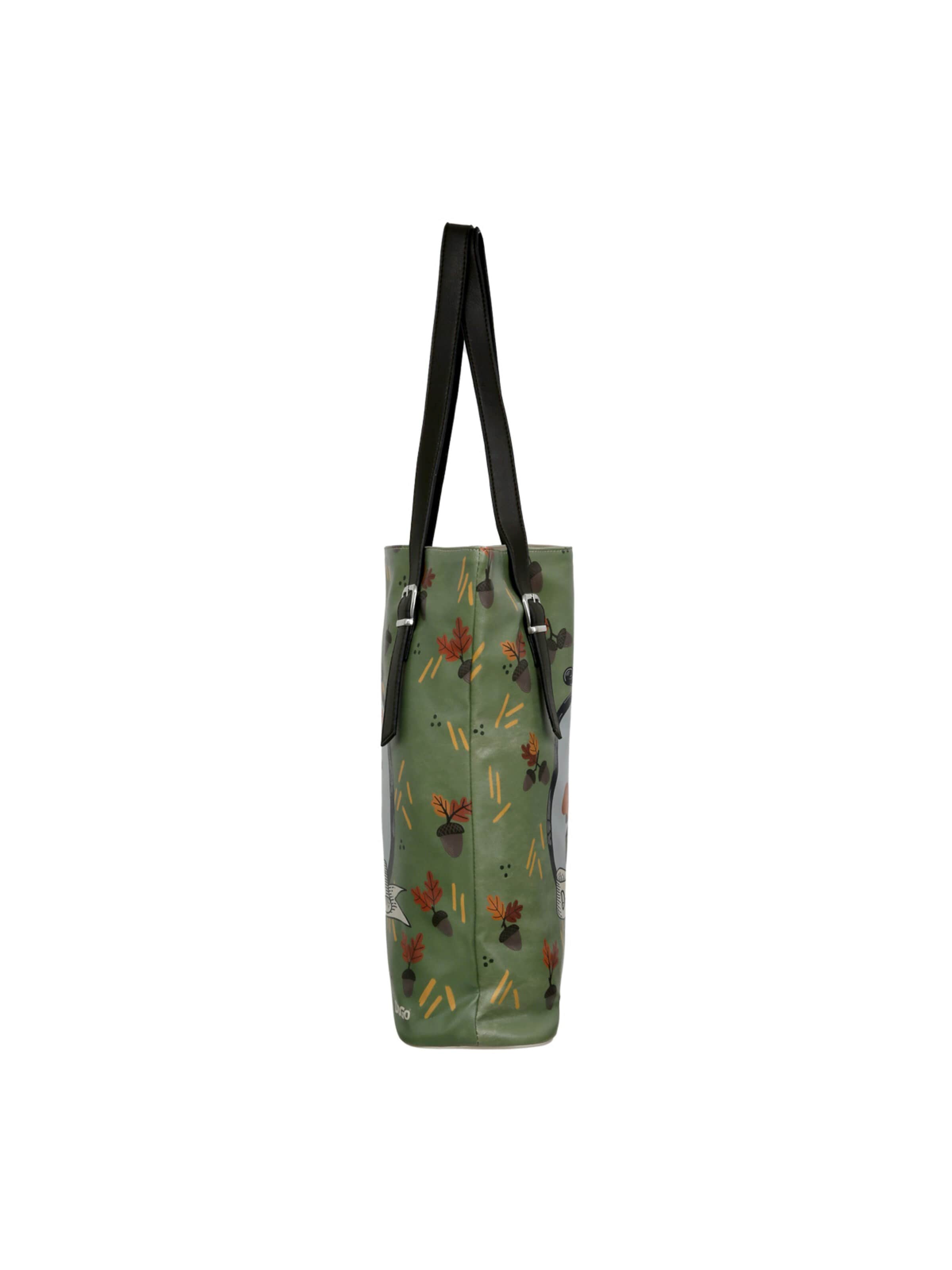 DOGO Handbag 'Driving Me Nuts' in Green