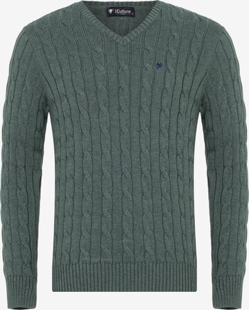 DENIM CULTURE Sweater 'Maurizio' in Green: front