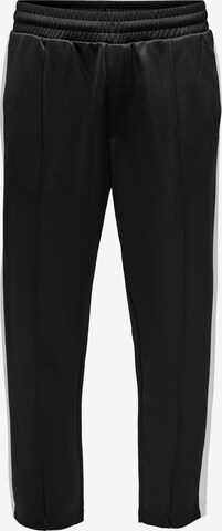 Only & Sons - regular Pantalón 'Freddy' en negro: frente