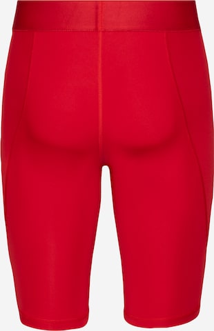 ADIDAS SPORTSWEAR Skinny Sportunterhose in Rot
