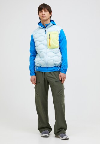 Gilet PEAK PERFORMANCE en bleu : devant