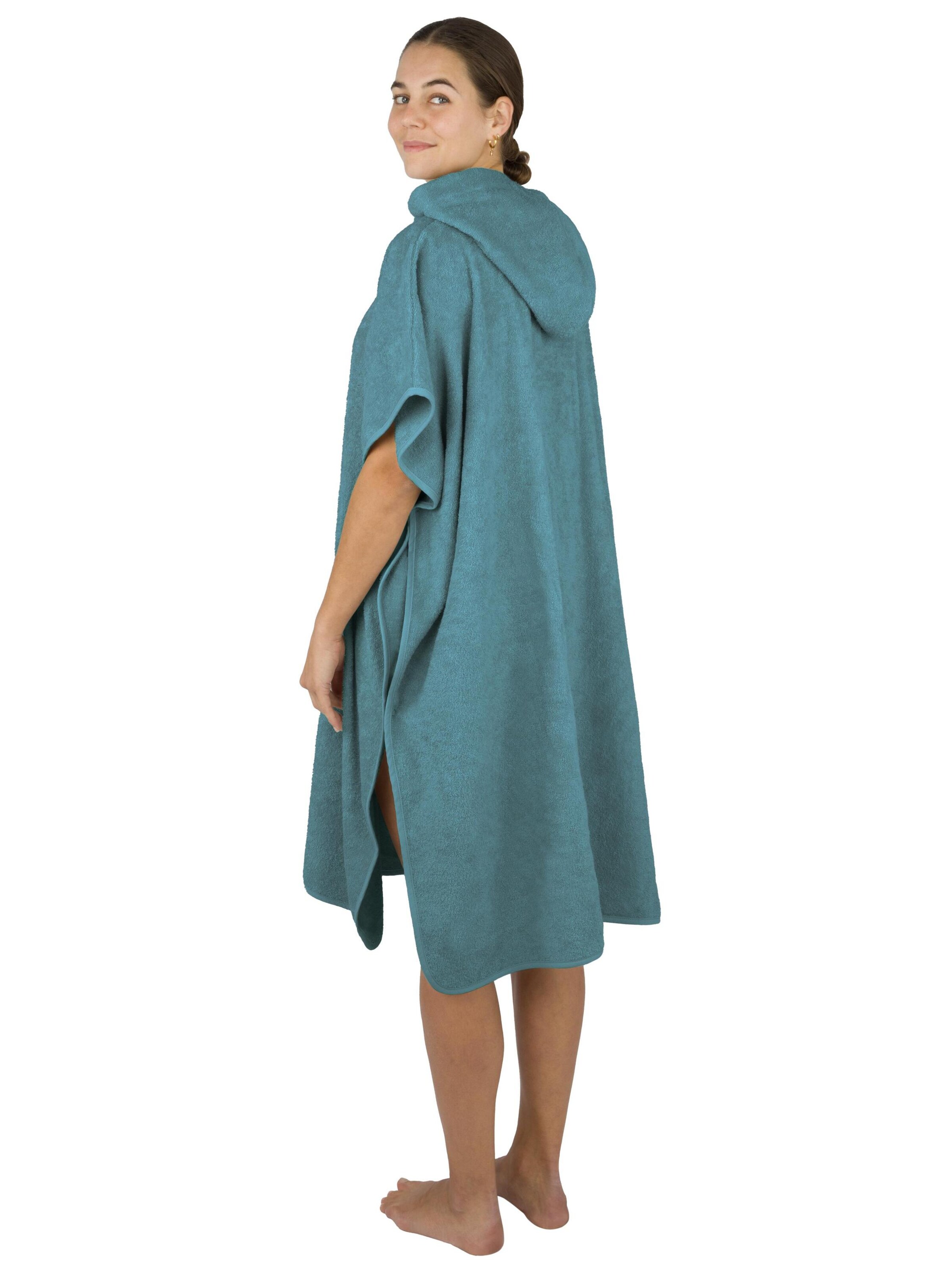 normani Short Bathrobe 'Sitra' in Green