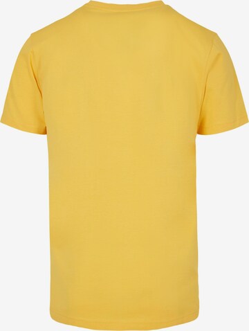 T-Shirt 'Weekend Wolf' Mister Tee en jaune
