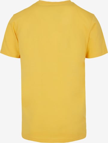 T-Shirt 'Weekend Wolf' Mister Tee en jaune