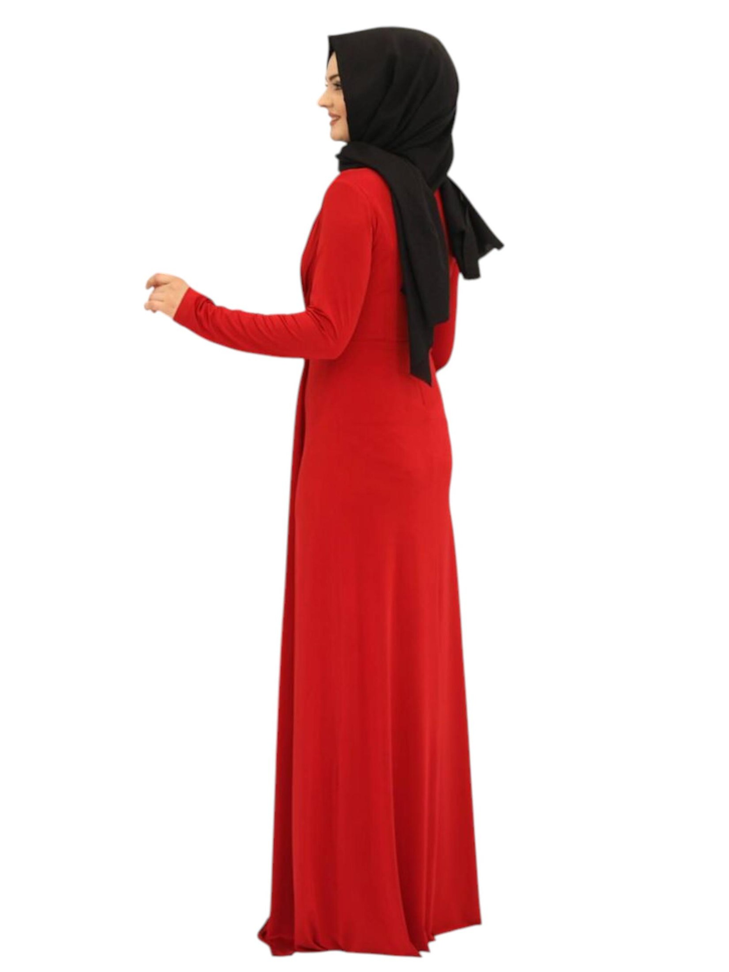 fashionshowcase - Vestido de noche 'FAVORI' en rojo