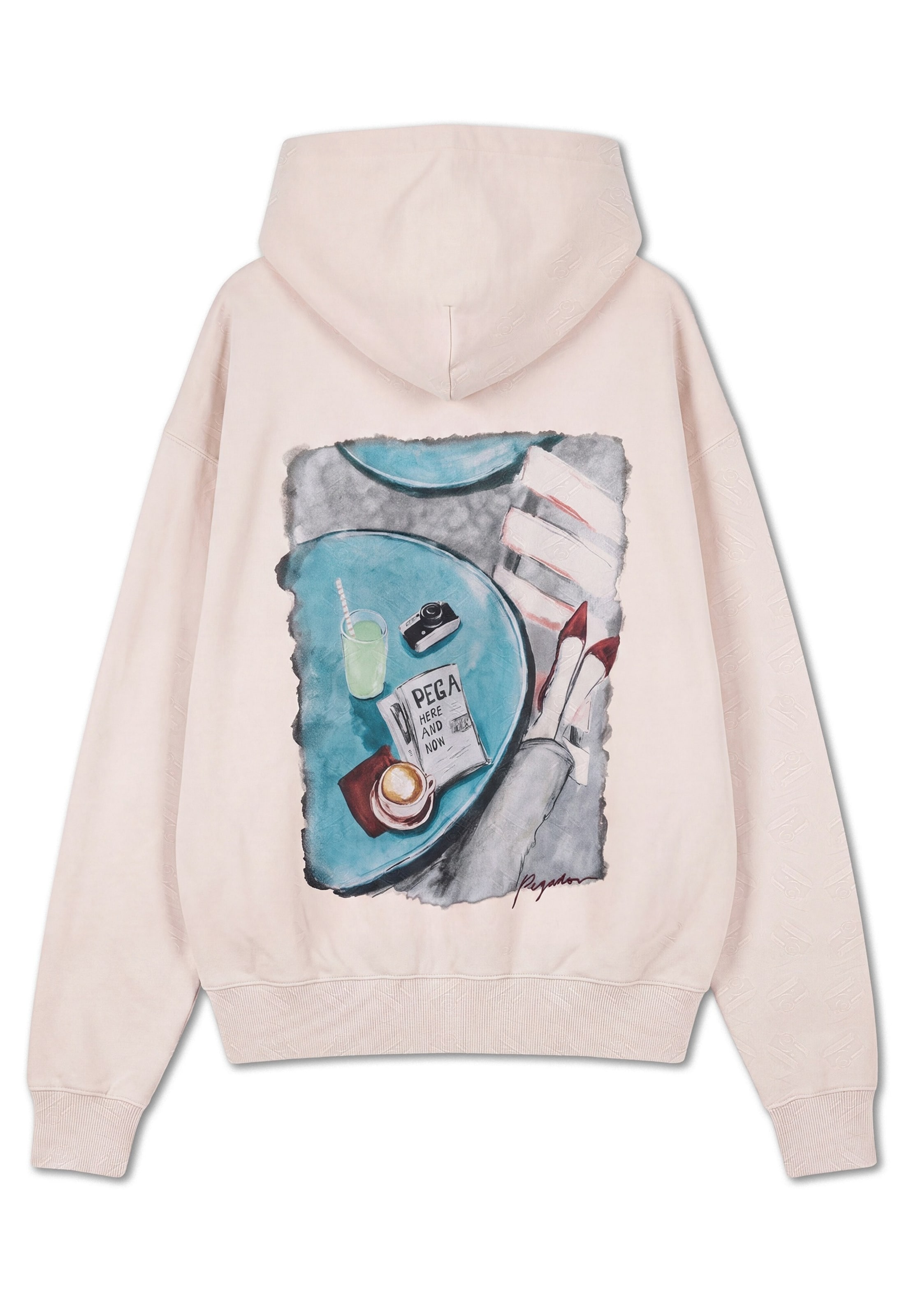 Sweat-shirt 'Trani' Pegador en rose