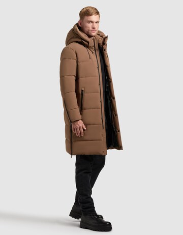 khujo Wintermantel 'Pike' in Braun