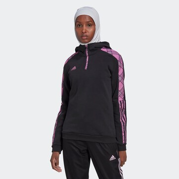 Sweat de sport 'Tiro Winterized' ADIDAS SPORTSWEAR en noir : devant