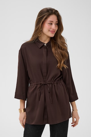 Cream Bluse 'Thelma' i brun: forside