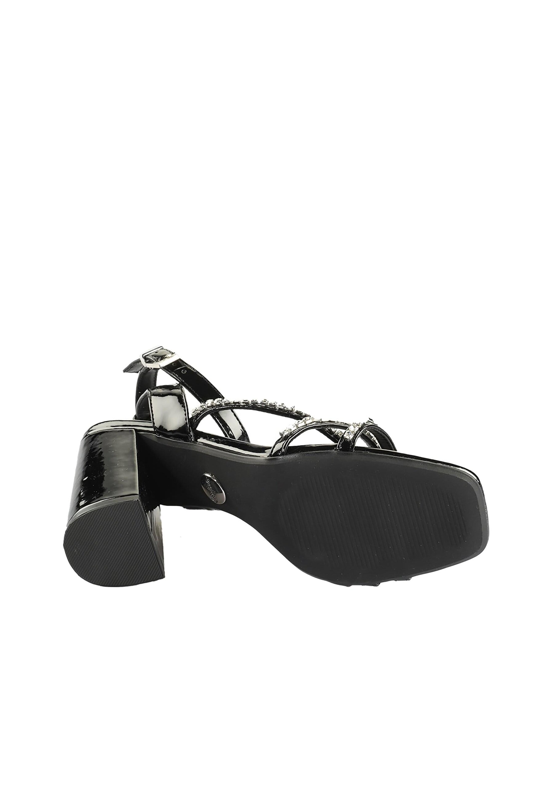 Sandales à lanières 'Charlotte Ice' BUFFALO en noir
