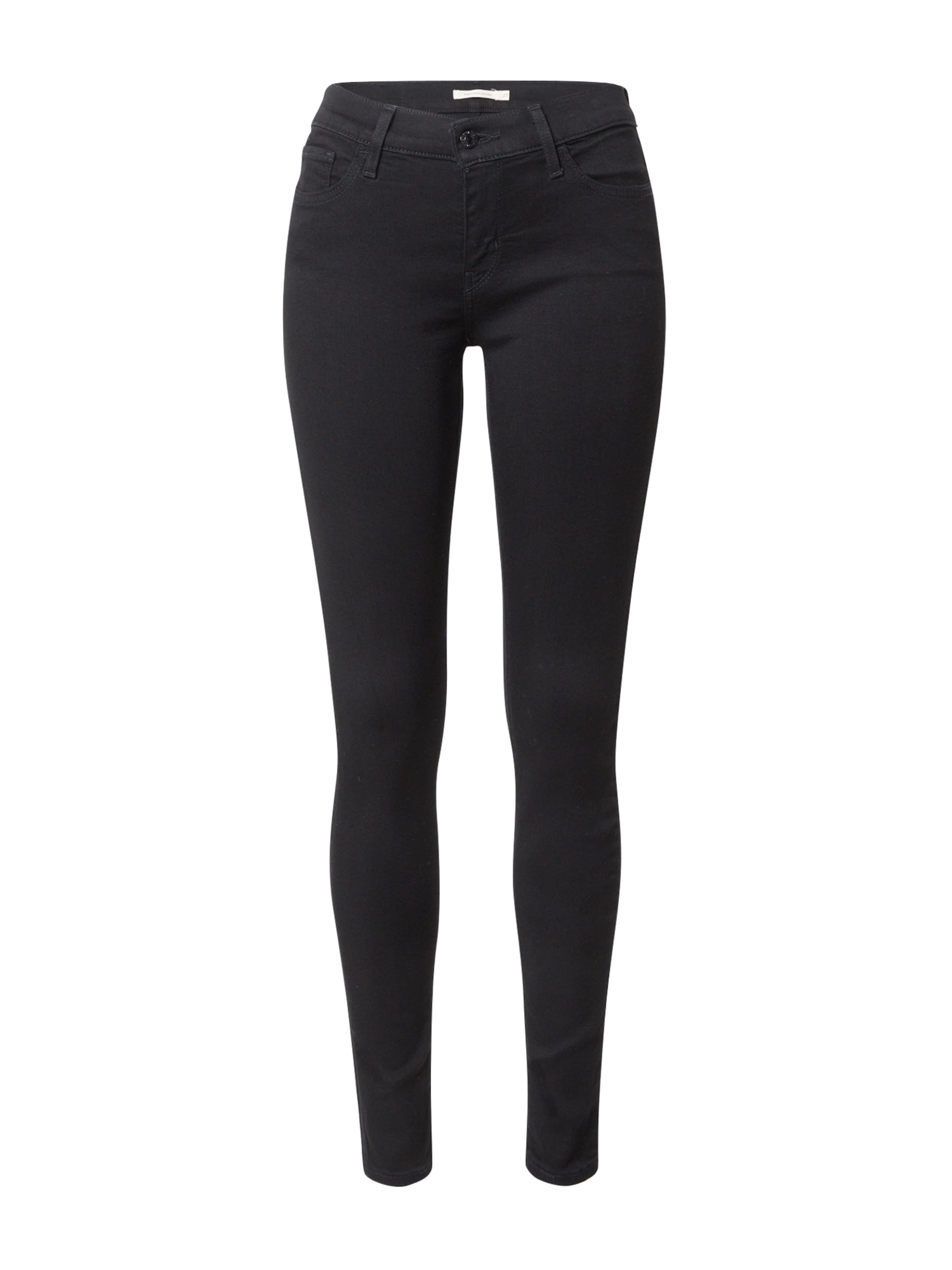 LEVI&#x27;S ® Skinny Jeans &#x27;710™ Super Skinny&#x27; i sort: forside