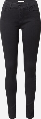 LEVI'S ® Skinny Jeans '710 Super Skinny' i svart: framsida
