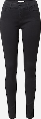 LEVI'S ® Skinny Jeans '710 Super Skinny' in Black: front