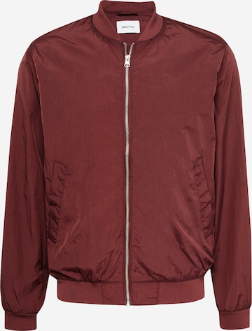 ABOUT YOU Between-Season Jacket 'Aaron' in Red: front