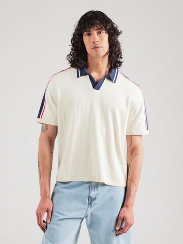 HOLLISTER Πουλόβερ σε λευκό: μπροστά