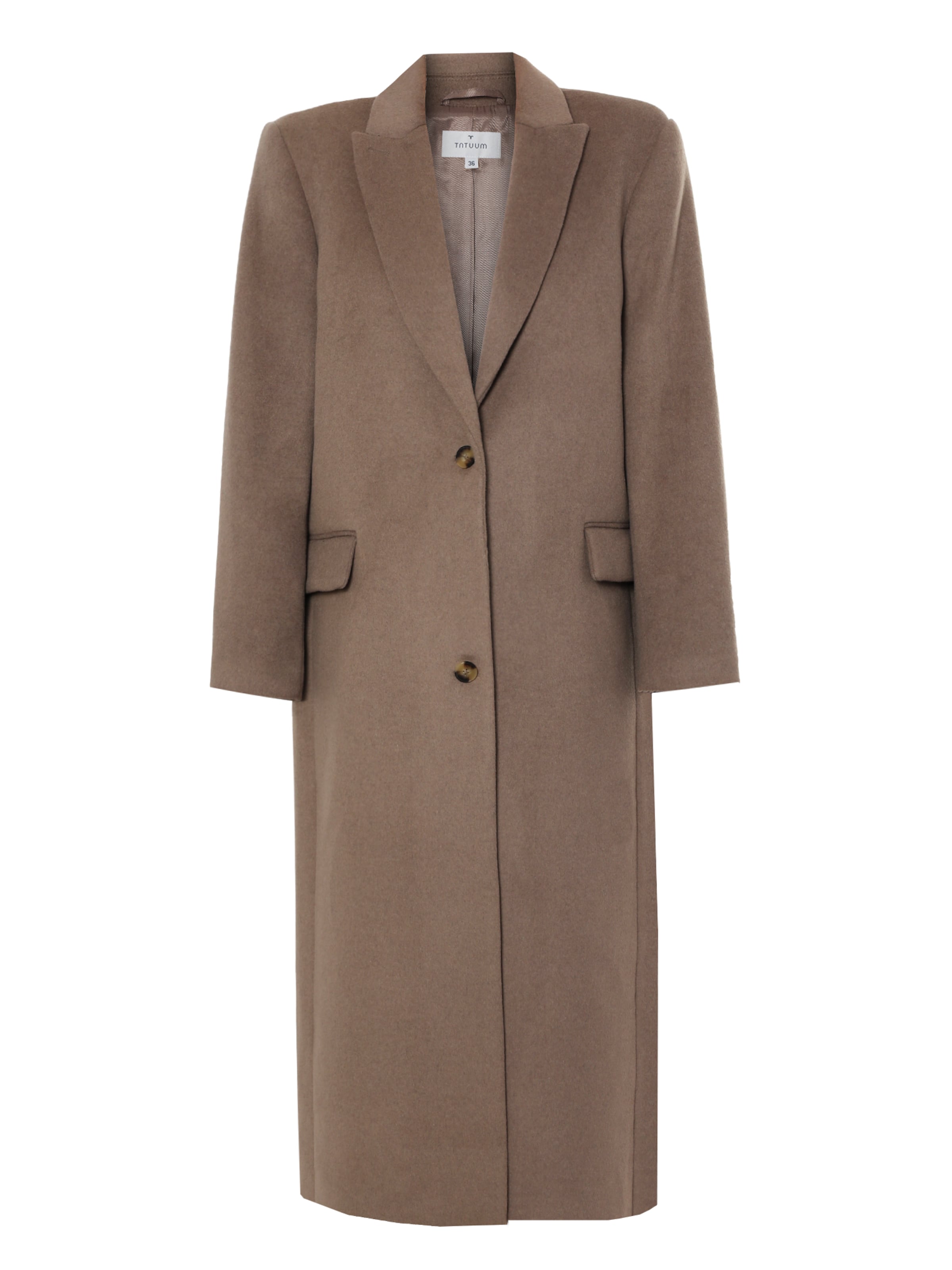 Manteau mi-saison ' MAWE' TATUUM en beige : devant