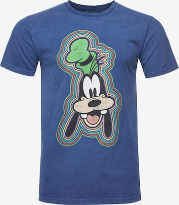Recovered Shirt 'Disney Goofy Outline' in Blauw: voorkant