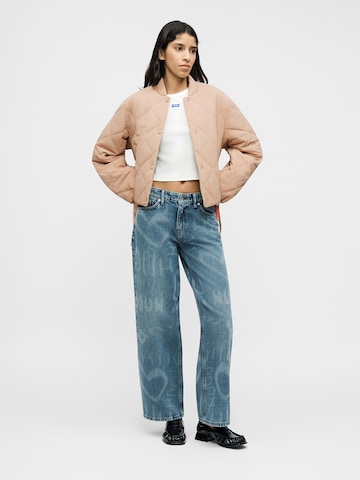 HUGO Φθινοπωρινό και ανοιξιάτικο μπουφάν 'Fasteppa-1' σε καφέ