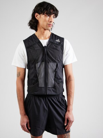 ADIDAS PERFORMANCE - Chaleco deportivo 'Ultimate' en negro: frente