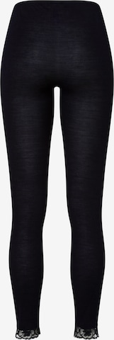 Hanro Regular Leggings ' Woolen Lace ' in Black