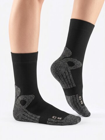 celodoro Athletic Socks 'Trekking Exclusive' in Black