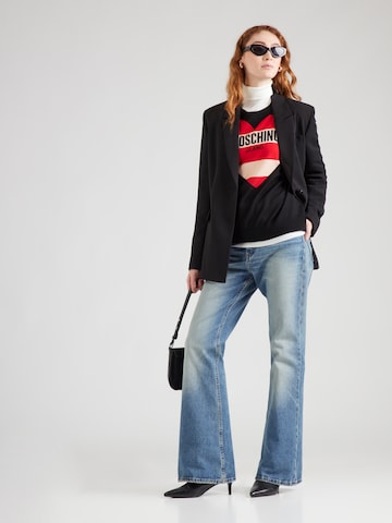 Moschino Jeans Sweter w kolorze czarny
