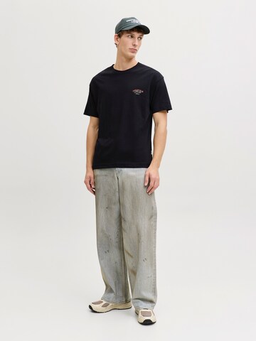JACK & JONES - Camiseta 'JORUpstate' en negro