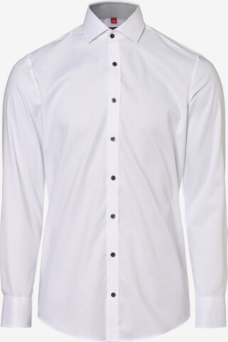 Finshley & Harding London Slim fit Business Shirt 'Dexter' in White: front