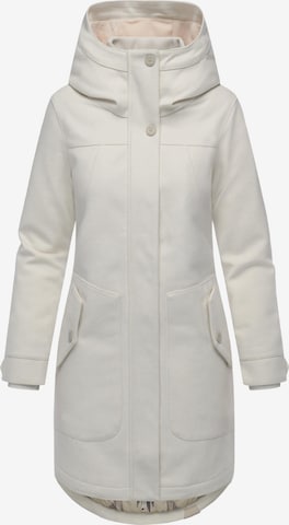 Ragwear Raincoat 'Jannisa' in White: front