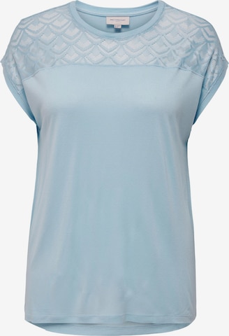 ONLY Carmakoma - Camiseta 'Flake' en azul: frente