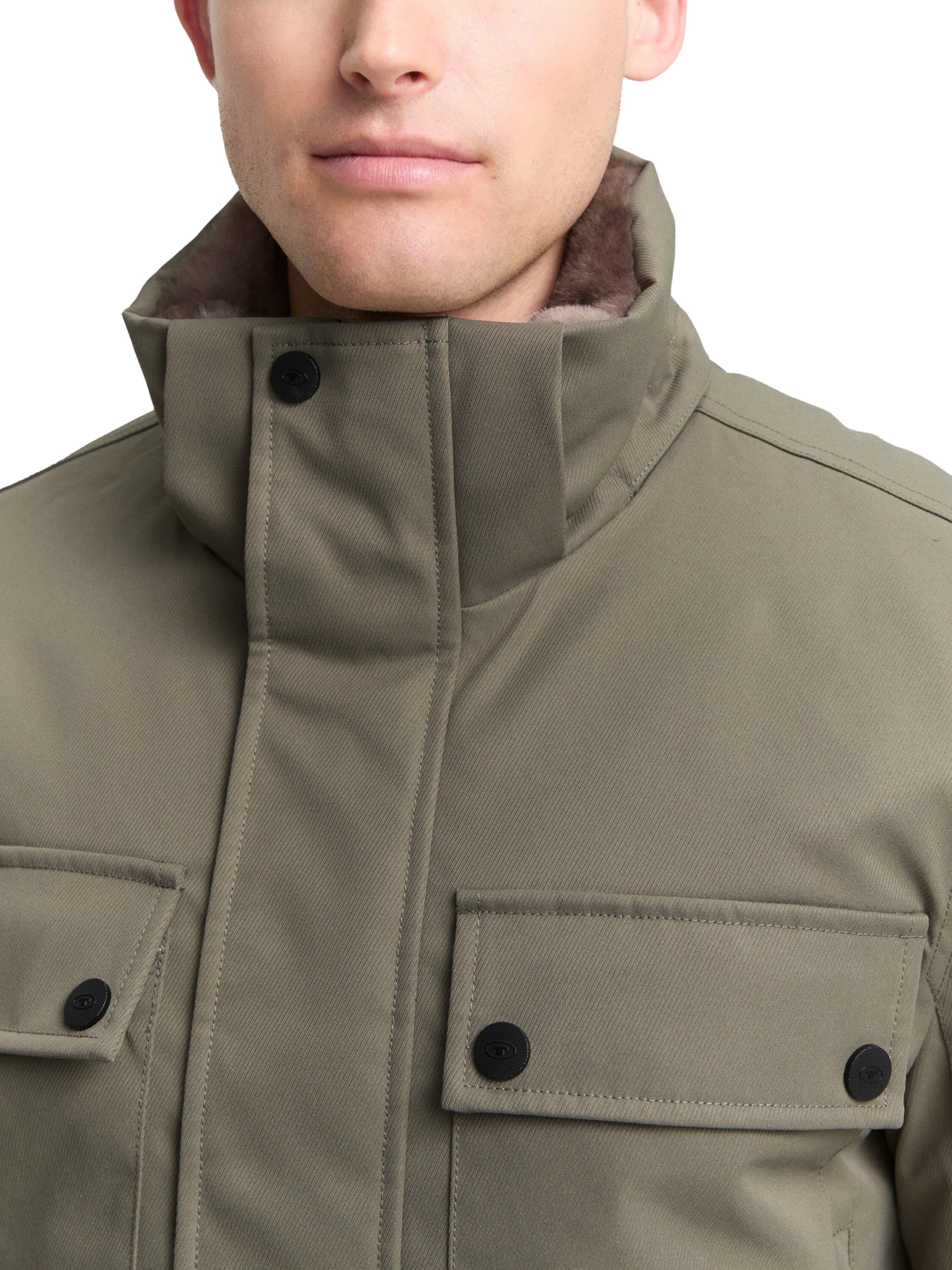 zaļš TOM TAILOR Ziemas jaka