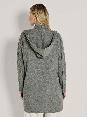 MADELEINE Gebreid vest in Grijs