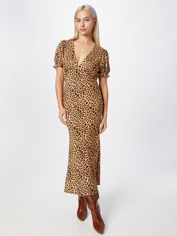 Nasty Gal Dress in Brown: front