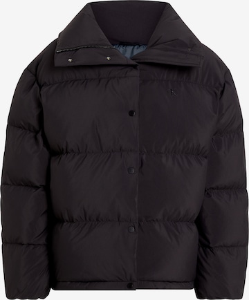 Calvin Klein Jeans Winter Jacket in Black: front