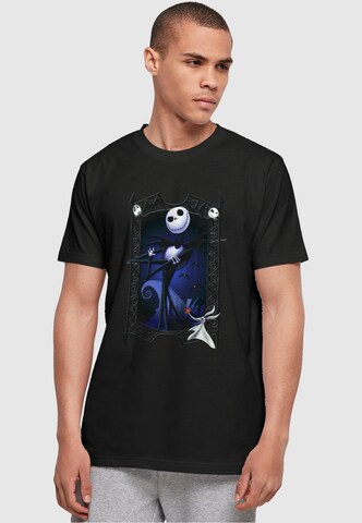 ABSOLUTE CULT Shirt 'The Nightmare Before Christmas - Pumpkin King' in Schwarz: Vorderseite