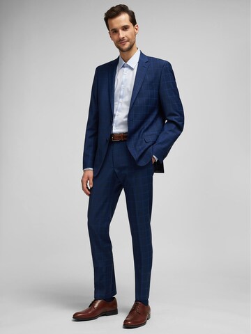 HECHTER PARIS Regular Fit Businesshemd in Blau