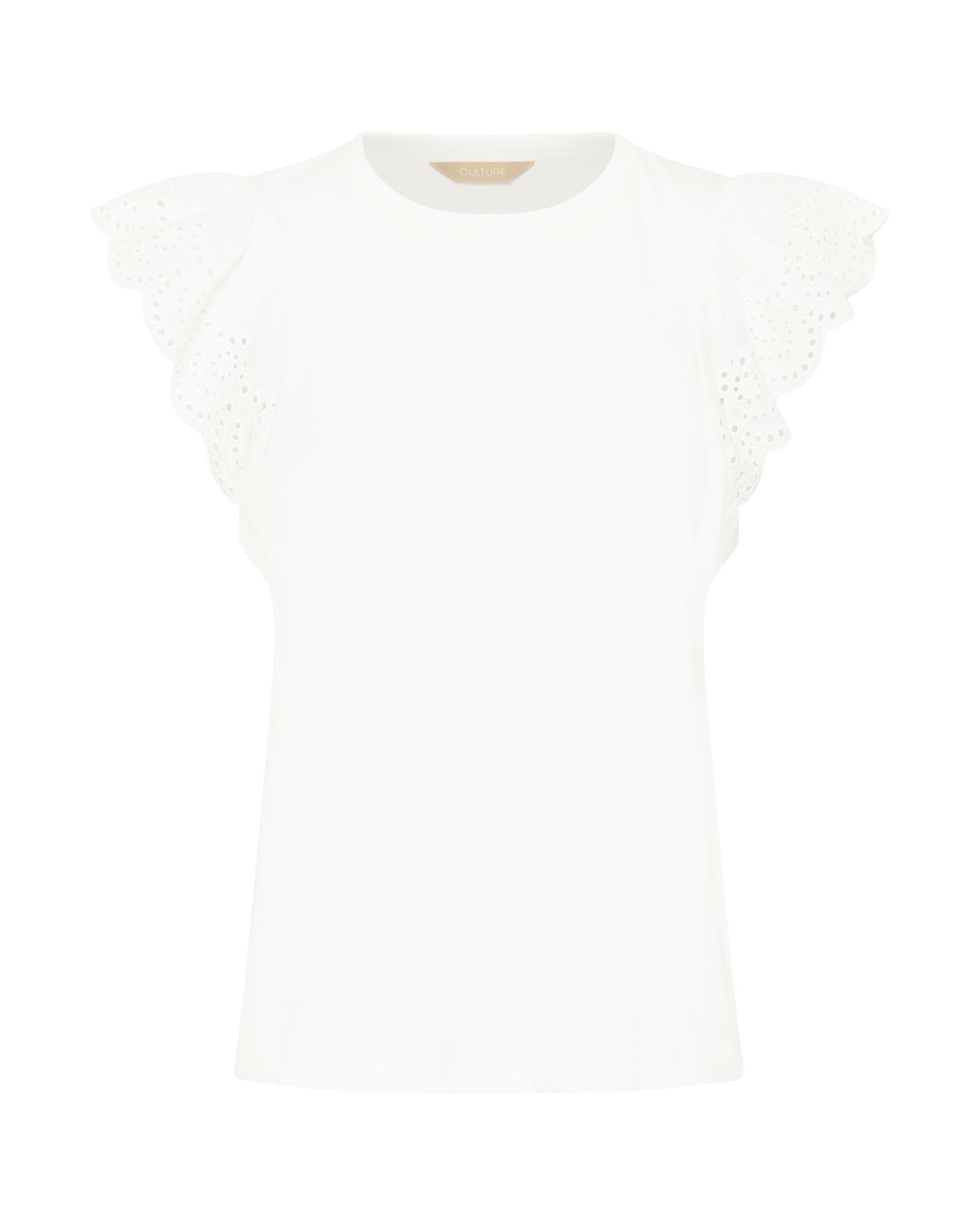 CULTURE - Camiseta 'CUGaby Panina' en blanco: frente