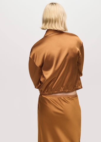 MANGO Übergangsjacke 'Mia' in Braun