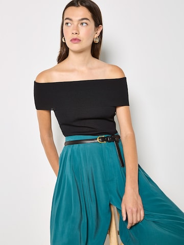 Haut ' ' Apricot en noir : devant