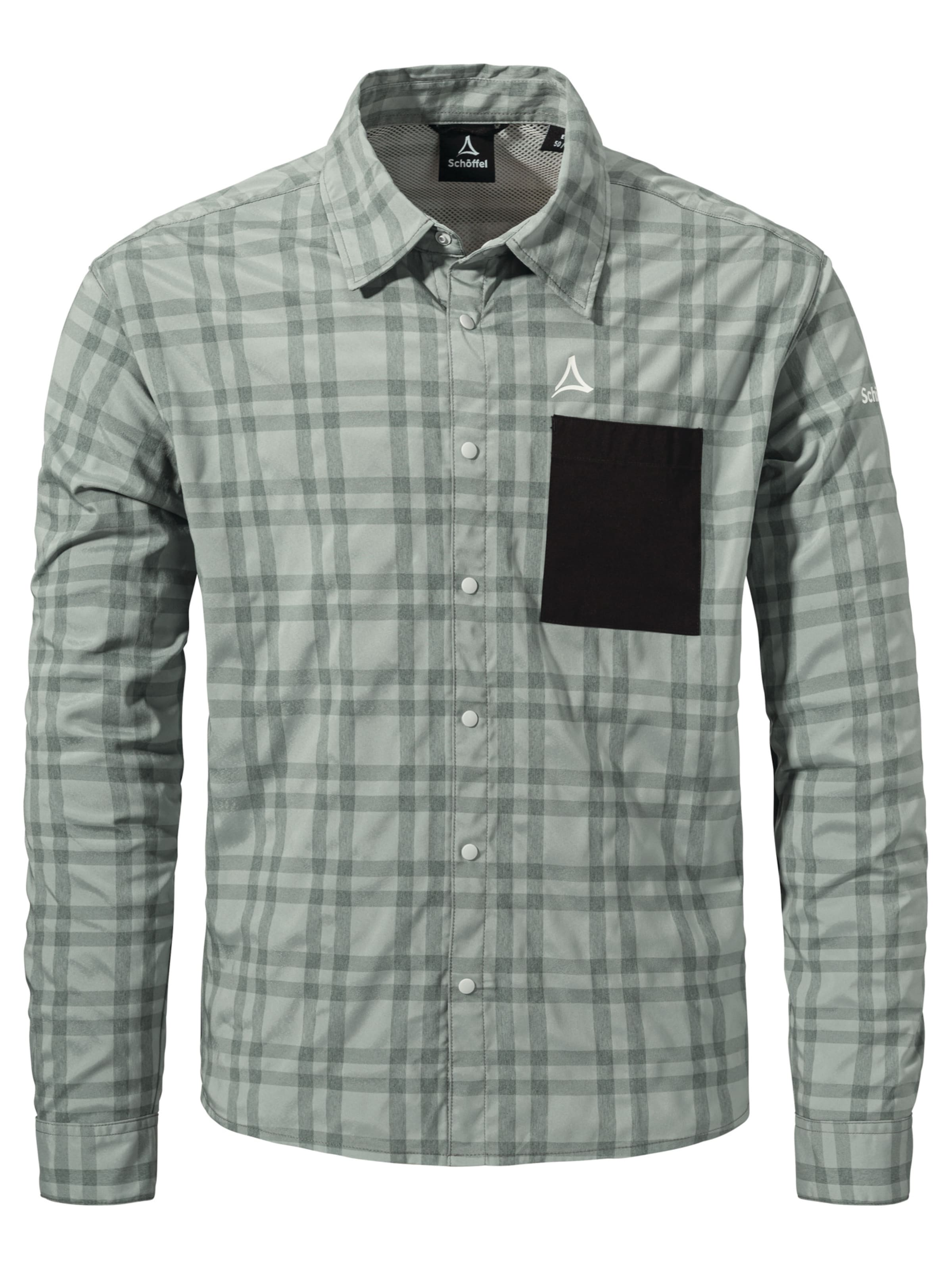 Coupe regular Chemise fonctionnelle ' Bike Shirt Style Jalpuh MNS ' Schöffel en gris : devant
