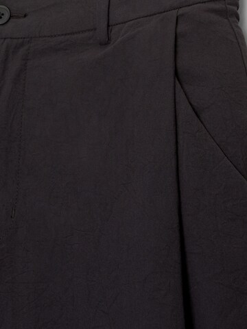 Baggy Pantalon à pince Pull&Bear en noir